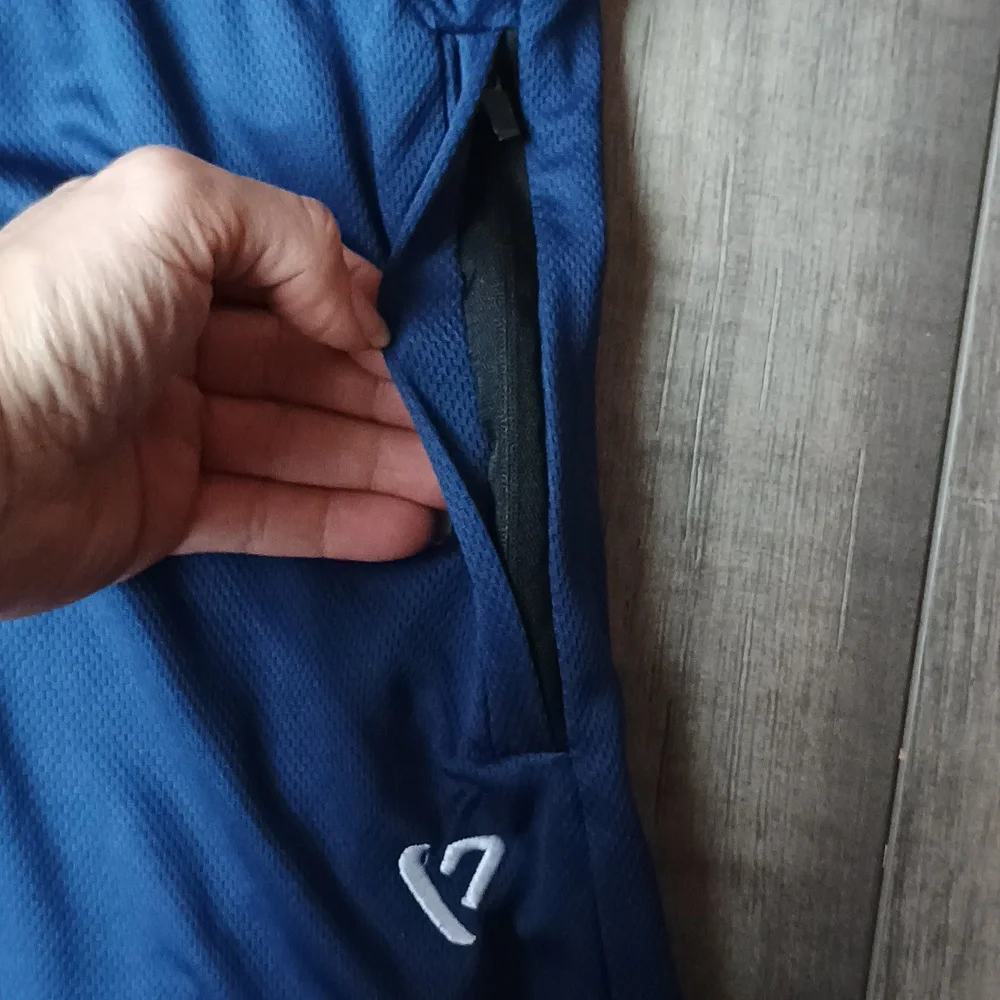 Men's Blue Athletic Pants - Picture 6 of 11